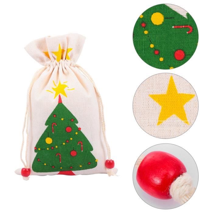 PRETYZOOM 4Pcs Petits Sacs à Cordon Sacs à Bonbons à Cordon Sacs à Cordon pour Bijoux Bonbons Cadeau Faveurs de Fête de Mariage Couleur Aléatoire 