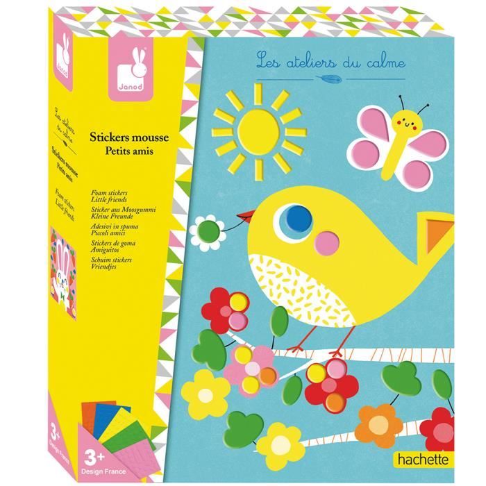 Kit Créatif - JANOD - Stickers en Mousse Petits Amis - Enfant