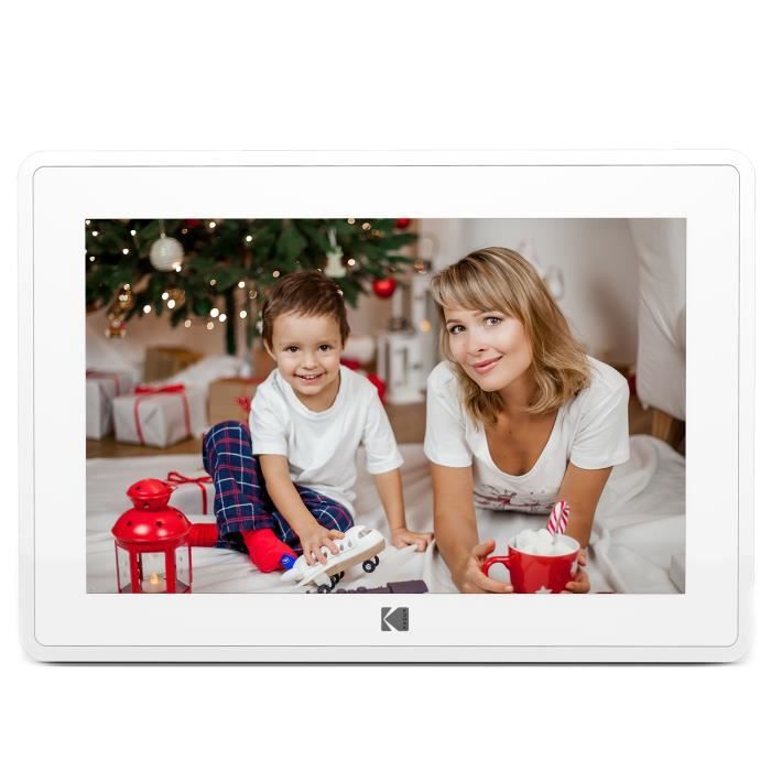 Kodak 10 Pouces En Bois Cadre Photo Numerique Avec Diaporama Automatique Et Memoire Integreev Blanc Cadre Photo Numerique Avis Et Prix Pas Cher Cdiscount