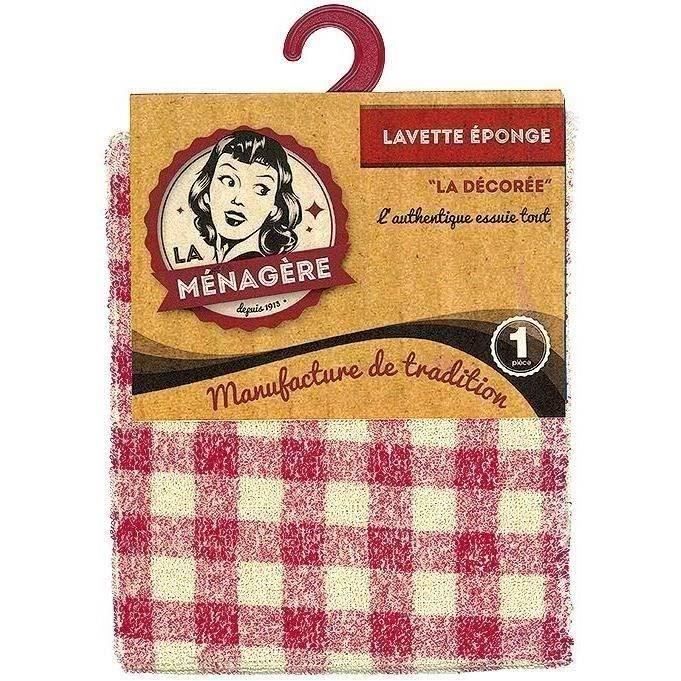 Lavette éponge D: 32x40cm - coloris aléatoires