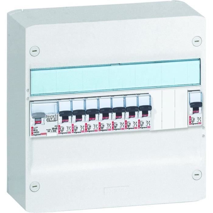 Tableau électrique nu DEBFLEX 1 rangée 13 modules | Leroy Merlin