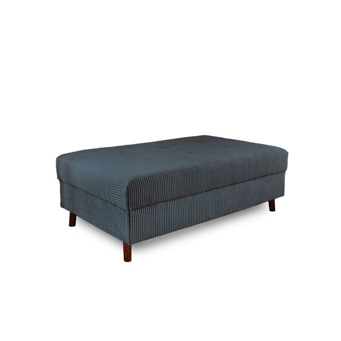 Rune - pouf modulable - en velours côtelé - Bleu nuit Rune - pouf modulable - en velours côtelé - Bleu nuit