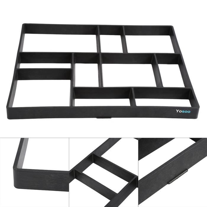 Moule Allée Jardin Moule à Pavés Ciment 32x32cm - Forme Pétale Réutilisable - Pour Allée Jardin Et Terrasse Allée Jardin Terrasse