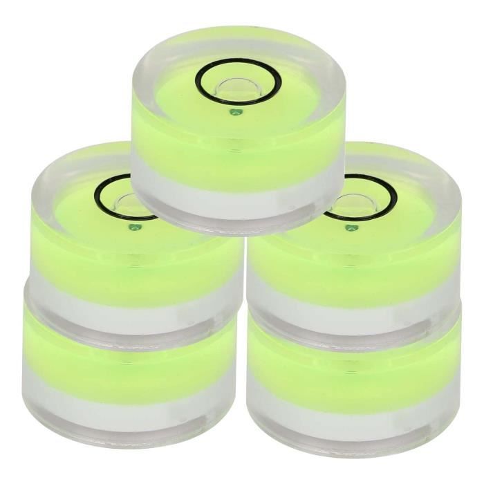 Bulle D'esprit, 5 Pièces Outil De Mesure Diamètre 15mm Mini Niveau Ronde Pour Balance Echelle Bois Regle A 1068803770