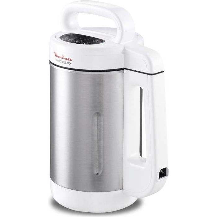 MOULINEX Blender chauffant LM9021B1 Soup & Co + Panier vapeur pas cher 