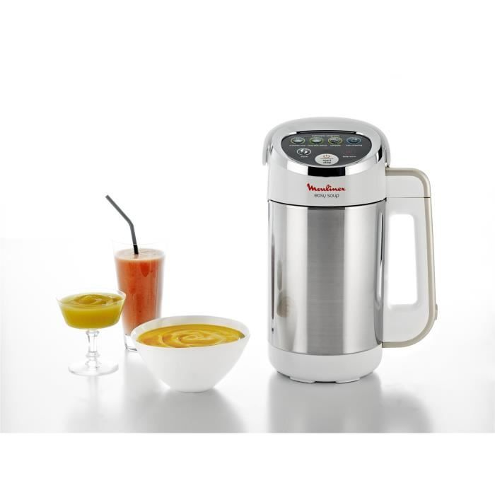 MOULINEX Blender chauffant 1.2L, Mixeur soupe, Smoothies, Easy