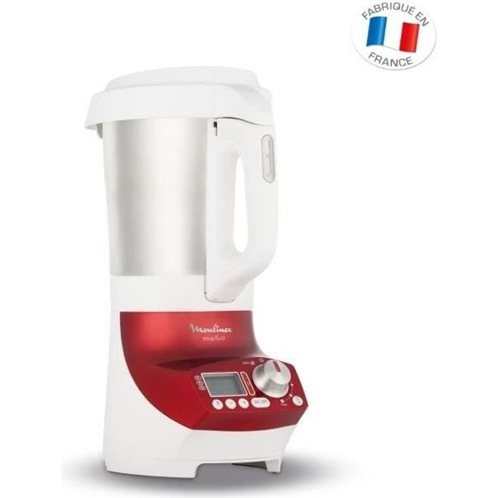 Moulinex Blender Chauffant Soup Co Lm906110 2 8 L Rouge Blanc Achat Vente Blender Cdiscount