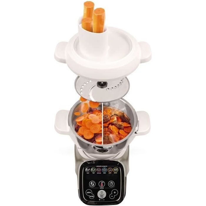 MOULINEX Découpe Légumes - Robot Cuiseur Companion - XF383110 - Cdiscount  Electroménager