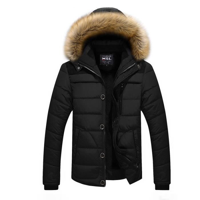 Parka grosse fourrure homme online