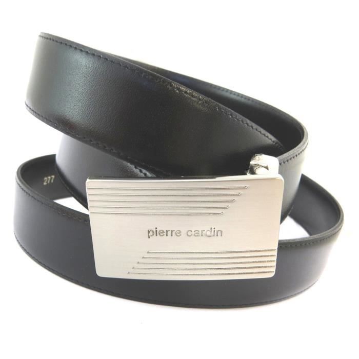 Pierre Cardin cuir ceinture 40 mm large 70203 marron ou noir 