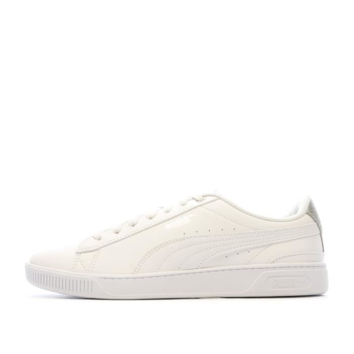 Baskets Blanches Femme Puma Vikky V3 Cdiscount Chaussures