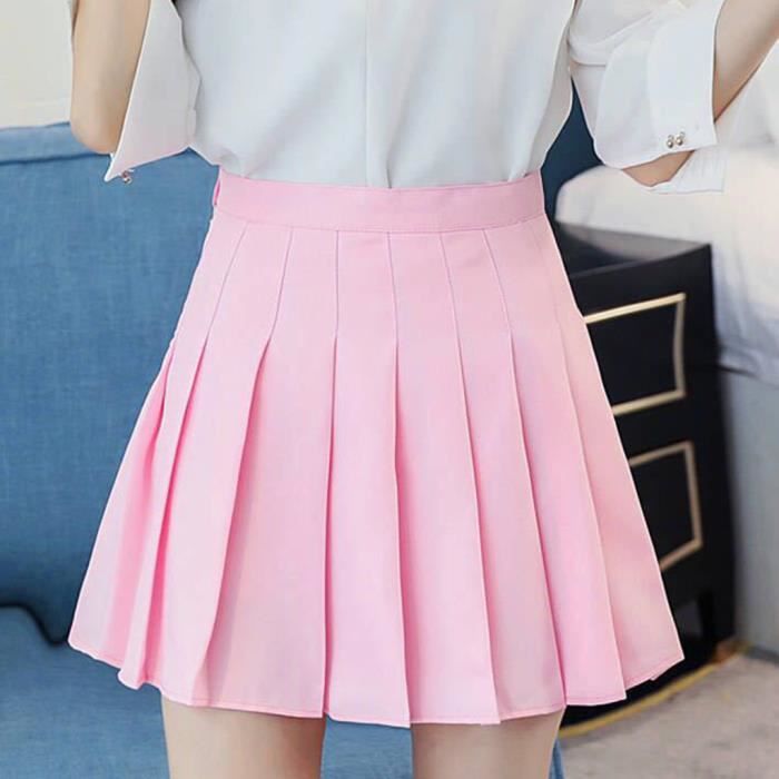 Femmes Mode Femmes solide satin sexy lisse Fermeture clair Jupe