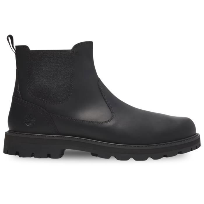Timberland Bottes - TIMBERLAND - Britton Road Mid Chelsea - Cuir - Noir - Homme