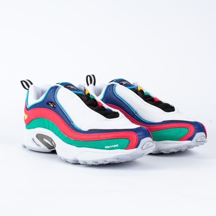 Baskets Daytona DMX Blanc Homme REEBOK Multicolor Lacets