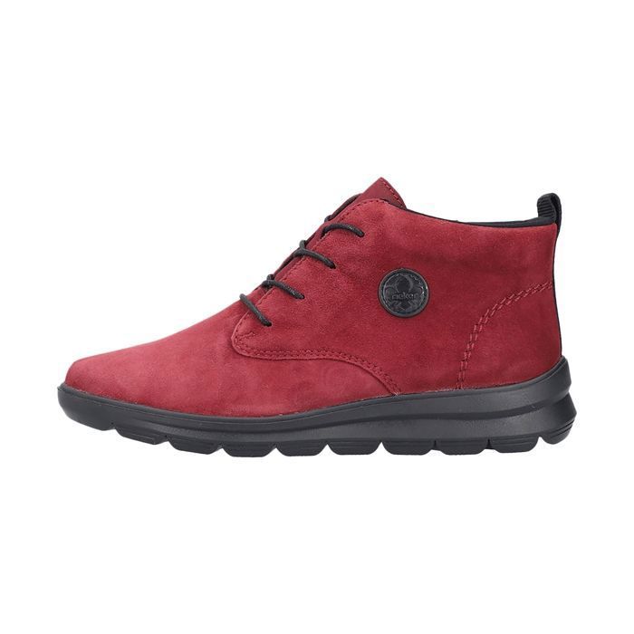 Rieker Basket Montante Cuir Rieker Cuba - Rouge