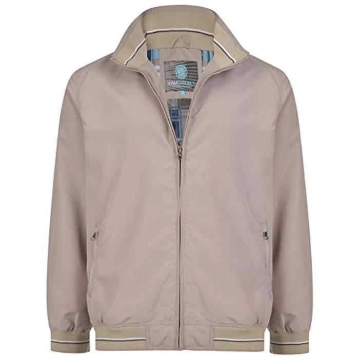 Blouson Harrington Burton Of London Pour Homme - Taille M - Couleur Beige - Occasion Très Bon état