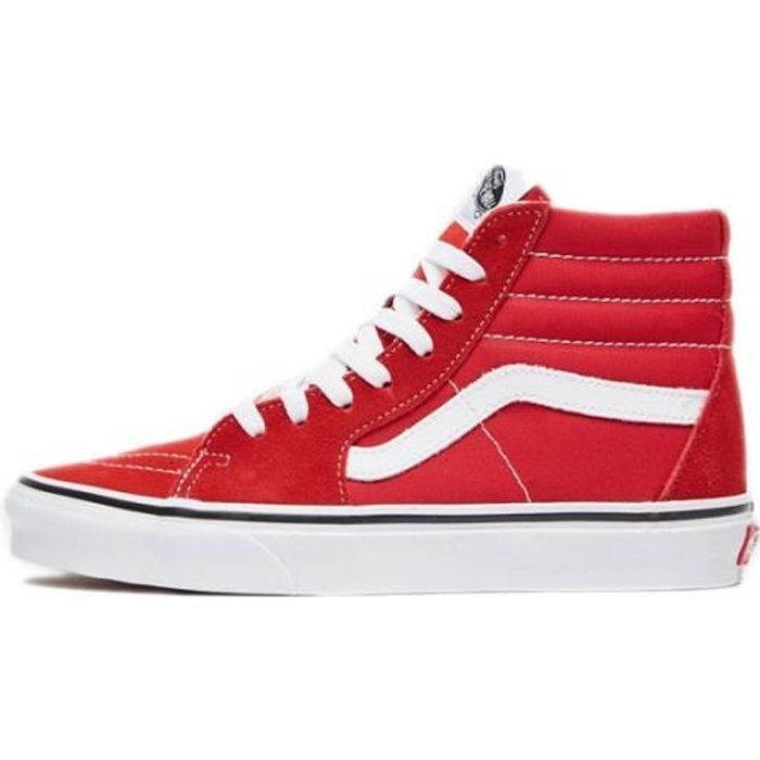 Vans rouge femme pas cher