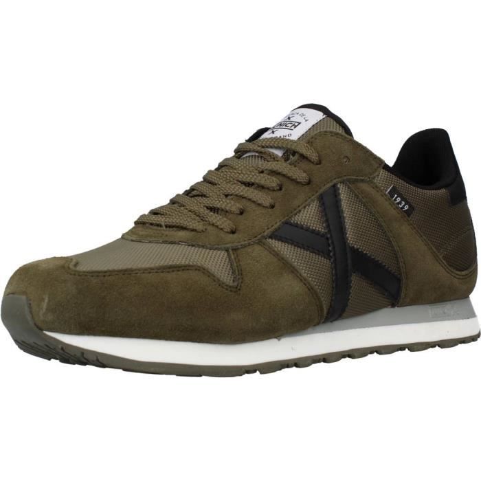 Basket Munich 107139 MUNICH Homme Vert Lacets