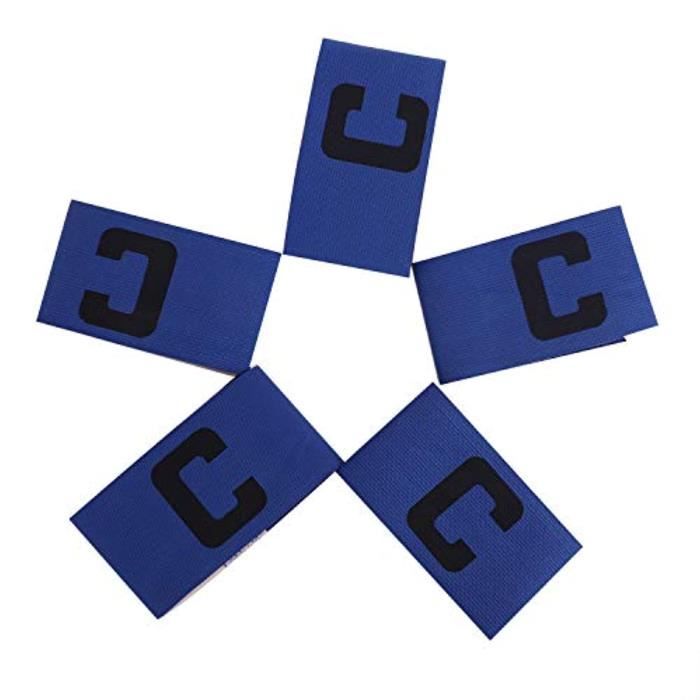 Brassard De Capitaine – Lot De 2 – Lettre C élastique – Bleu Et Rouge – Uxcell