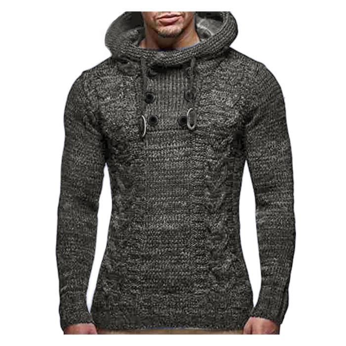 Sous pull pour homme Guy de Berac col roulé 100% coton doux et chaud