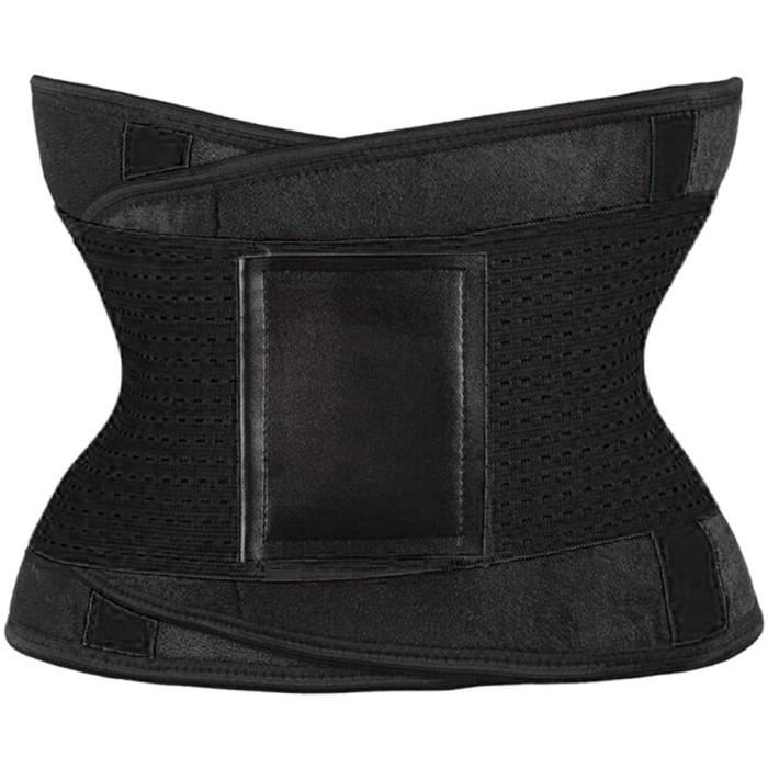 Ceinture De Sudation SWEAT BELT – Abdos Et Taille – Extensible – Homme/Femme – Noir
