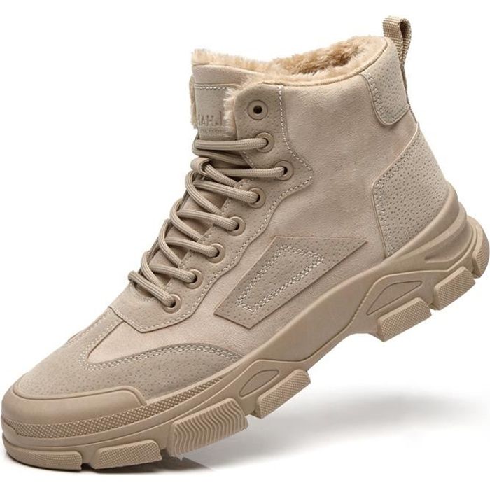 Bottes Neige Homme Mode d hiver Chaud Casual Chaussures
