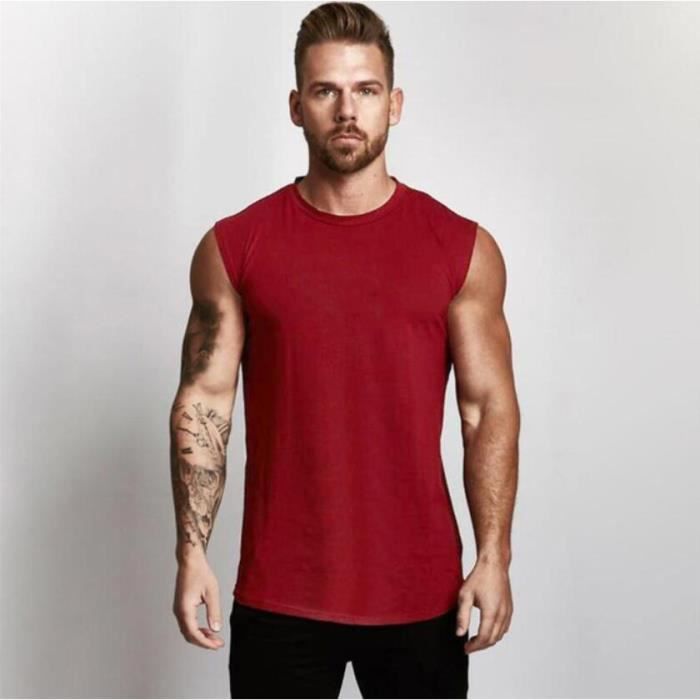 Agilelin Débardeur Homme Musculation Sans Manches – Dos Y Stringer Respirant Et Ultra Léger Pour Fitness & Sport