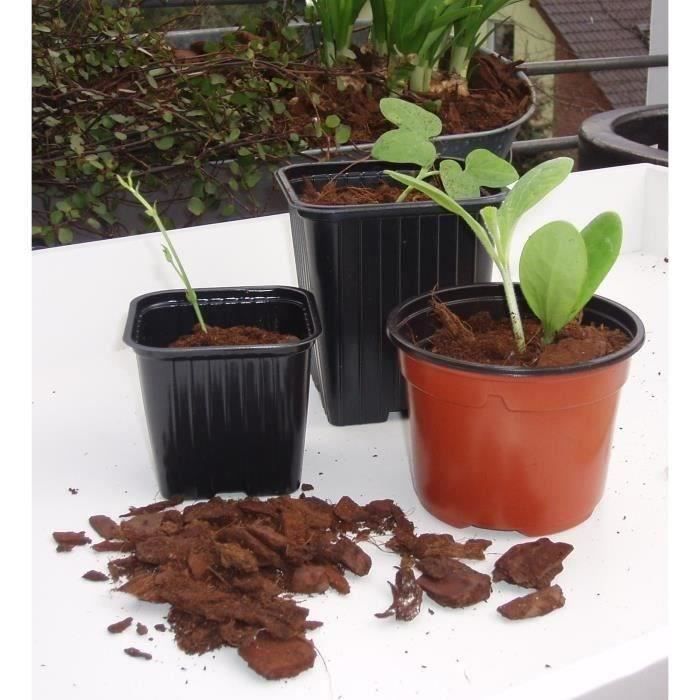 Lot de 20 pots bouturage polystyrène 7x7x6cm