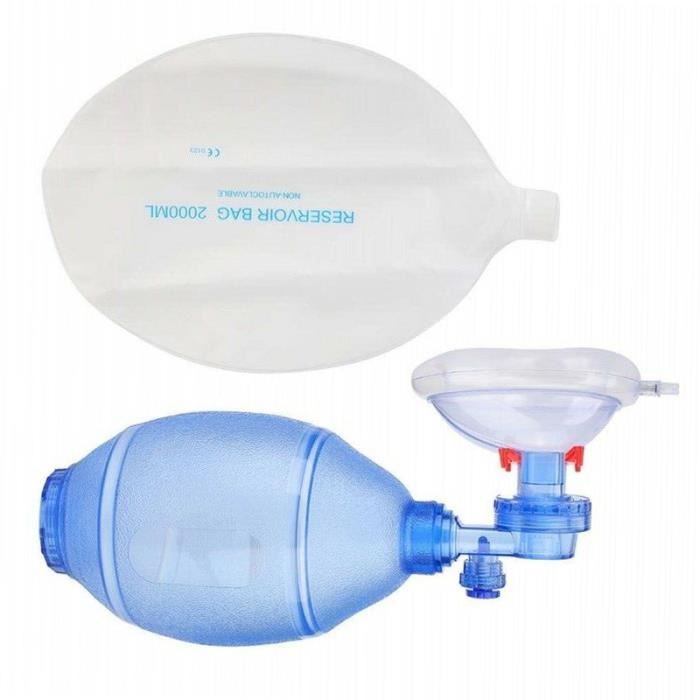 Réanimateur manuel médical simple d'airbag respiratoire de PVC d'appareil  respiratoire pour l'adulte - Cdiscount Santé - Mieux vivre