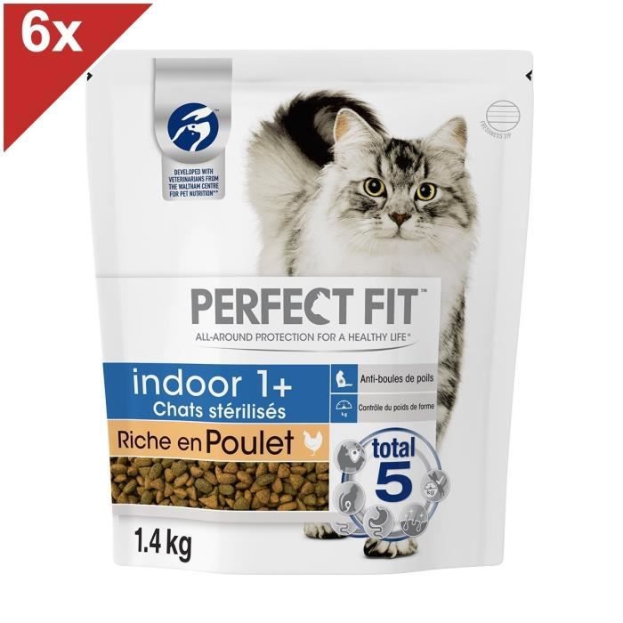 Perfect Fit Croquettes Riches En Poulet Pour Chat D Interieur Sterilise 6x1 4kg Cdiscount Perfect Fit Croquettes Riches En Poulet Pour Chat D Interieur Sterilise 6x1 4kg Cdiscount