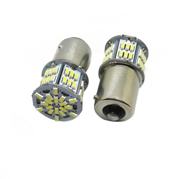 2 pièces feux de recul de LED ampoule feu stop arrière pour véhicule Auto voiture  AMPOULE - AMPOULE LED - AMPOULE HALOGENE - Cdiscount Maison