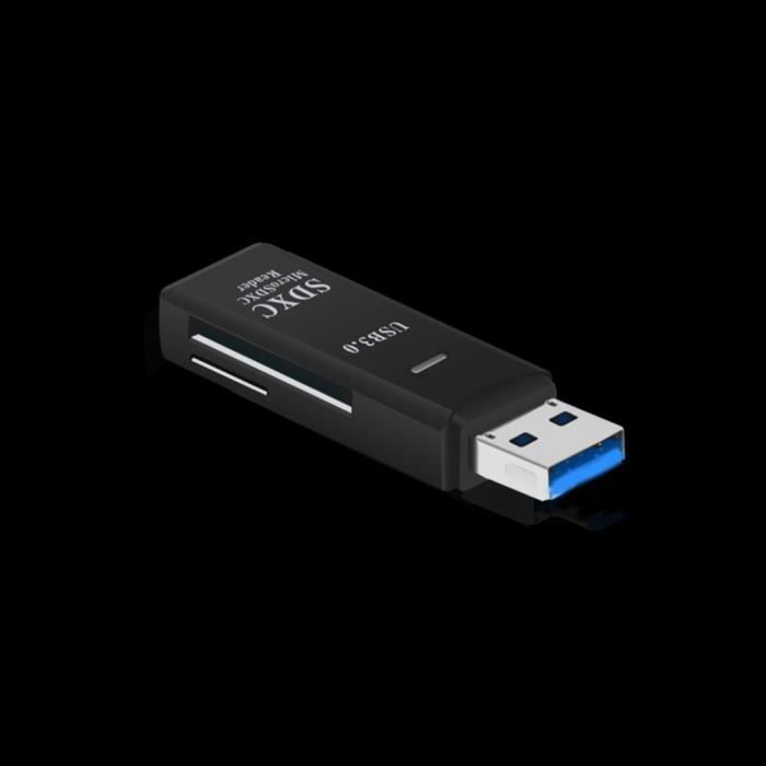 LECTEUR DE CARTE USB 3.0 NOIR