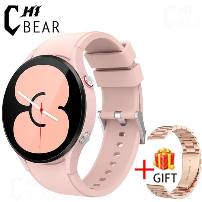 RUMOCOVO Montre connect e pour Samsung Galaxy Watch 4 pour hommes et femmes tanch it IP68 appels ROSE GOLD STEEL