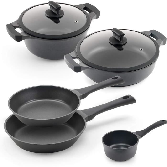 Batterie De Cuisine Berlinger Haus Aquamarine – 10 Pièces, Aluminium Antiadhésif (Induction)