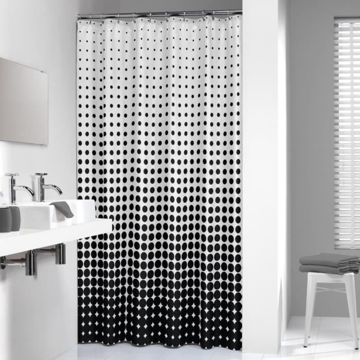 Noir & Blanc Animal Zebra Photo Salle de bains Tissu Rideau de douche ys314 C