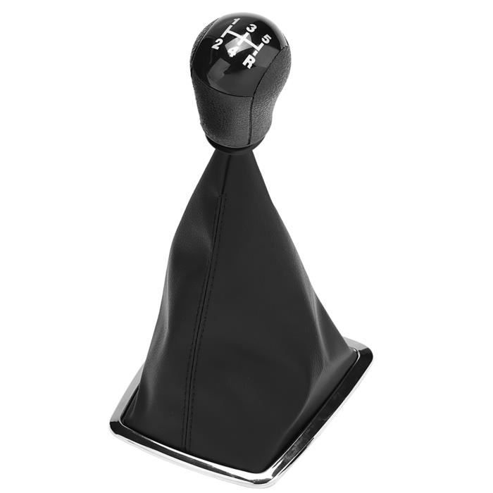 Botte De Levier De Vitesse En Cuir Véritable Pour Renault Clio MK2 (RX/RXE/RXT) - Noire, Neuve