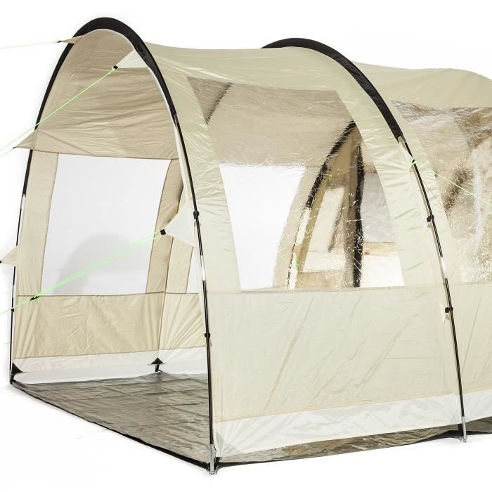 Skandika Gotland 5 Protect - Tente Tunnel Familiale 5 Personnes - Verte - Neuve Sous Emballage