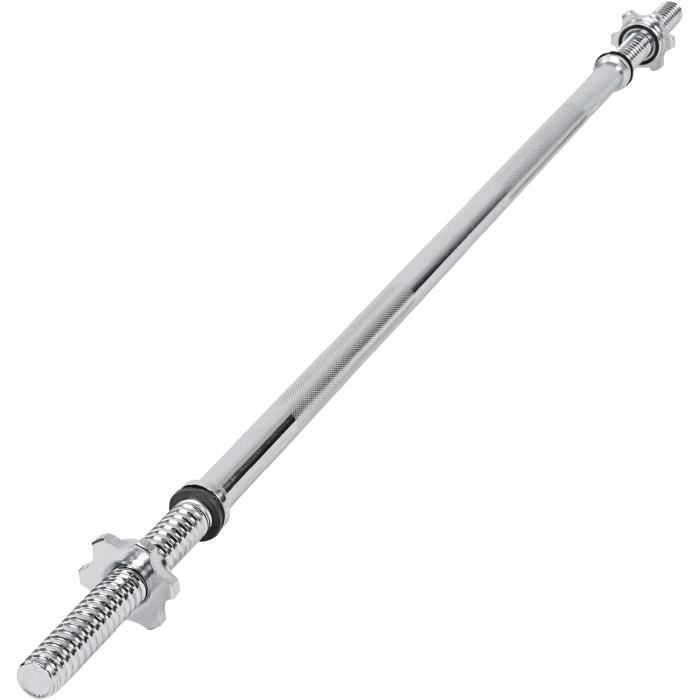 Set D'haltérophilie Wuuhoo Steve - Barre Olympique 220cm + 80kg De Poids Total - Pour Musculation à Domicile - 9