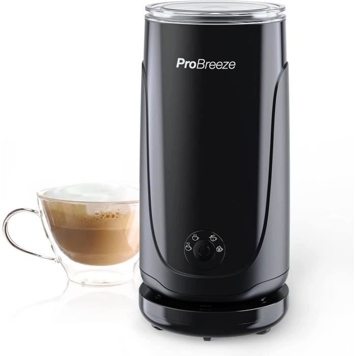 Mousseur à Lait électrique 4 En 1 - 430 Ml, Chaud/froid, Arrêt Automatique - Pour Cappuccino, Latte