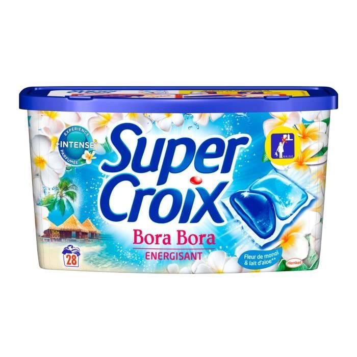 SUPER CROIX Lessive Duo-Caps Bora Bora - 28 doses