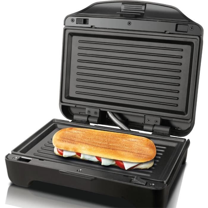 Grille-sandwich / gaufrier / grill - TAURUS Miami Premium - Noir - 900 W - 2 ans de garantie