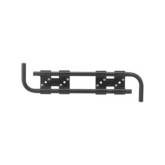 THIRARD - Double barre de sécurité pour volet bois, acier, Ø16x430mm, zingué noir