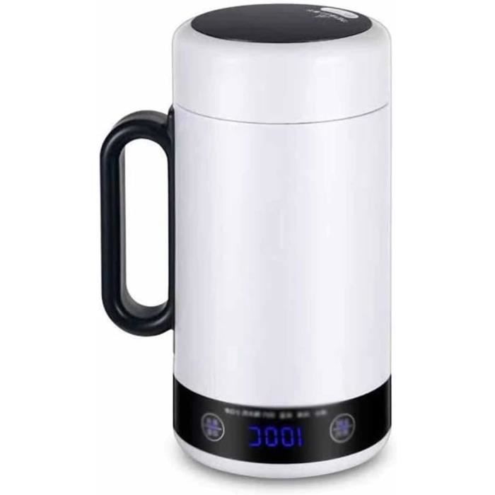 Bouilloire électrique De Voyage Portable 500 Ml - Acier Inoxydable, ébullition Rapide, Couleur Lavande, Neuve