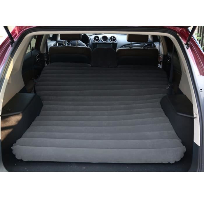 Matelas Gonflable Pliable Noir Lit De Voiture Vehicule 137x193x45