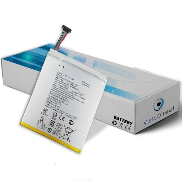 Batterie pour tablette ASUS Z301M-1B026A 10.1"
