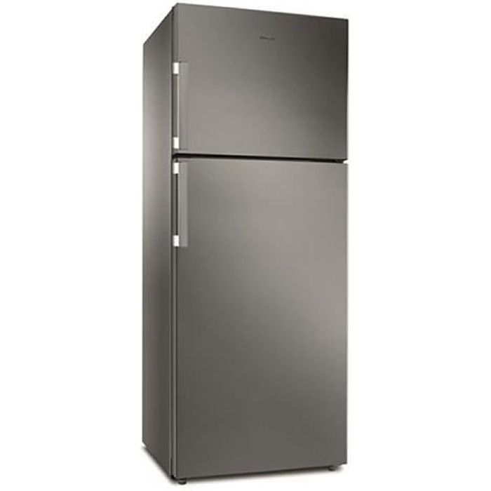 Réfrigérateur 2 portes WHIRLPOOL WT70I832X - Congélateur haut - Pose libre - 423 Litres - Gris