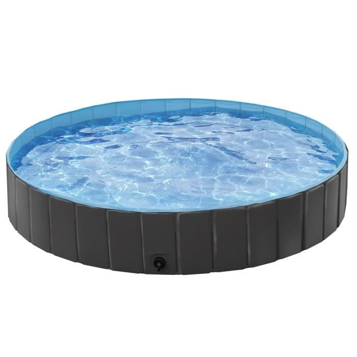 Meilleurs prix pour Piscine pour Chien Pliable Portable Bassin pour Chien-Chat Animal - Yaheetech