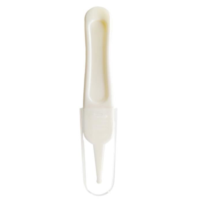 Nettoyeur Nasal Pour Bébé - Embout Flexible Et Doux - Hygiénique, Sûr Et Facile à Utiliser - Couleur Blanc - 5