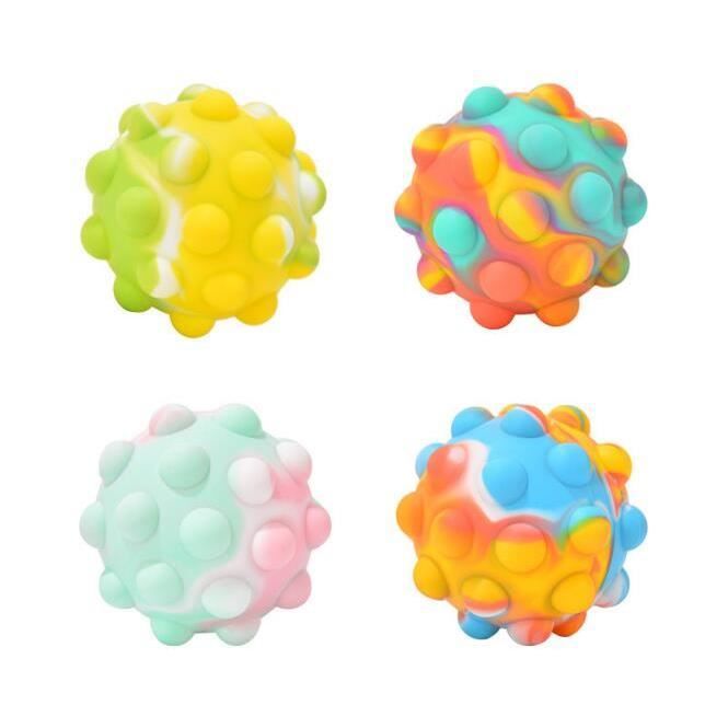 Pop it Ball 3 Pack 3D Balle Anti-Stress Bale Bubble Sensory Fidget Toy  Silicone décompression Amusantes ​pour TDAH Enfants Adultes - Cdiscount  Jeux - Jouets