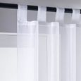2 panneaux noël rideaux brise-bise blanc 60x120cm en polyester prêt à poser voilage transparents de fenêtre pour cuisine baie vitr-1
